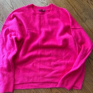 Vince camuto size small hot pink sweater.